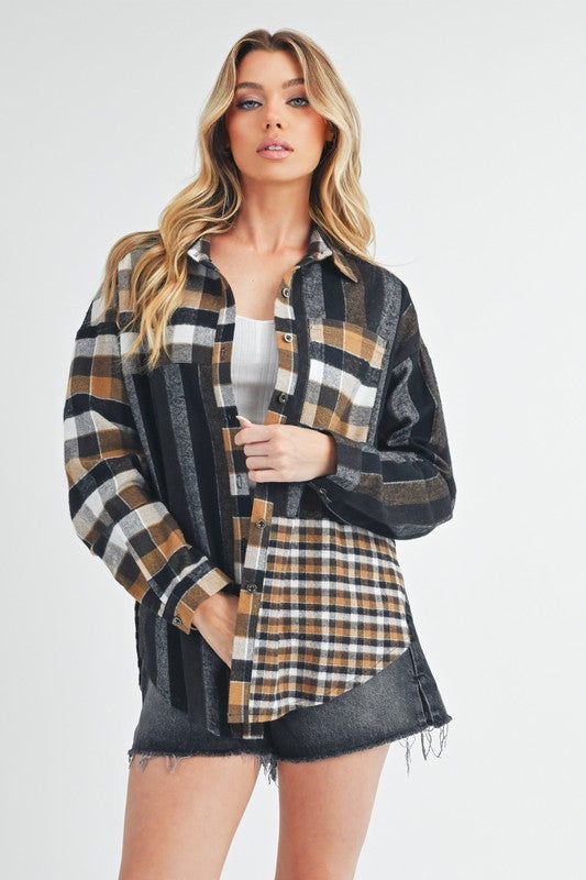 Lena Plaid Flannel Shirt